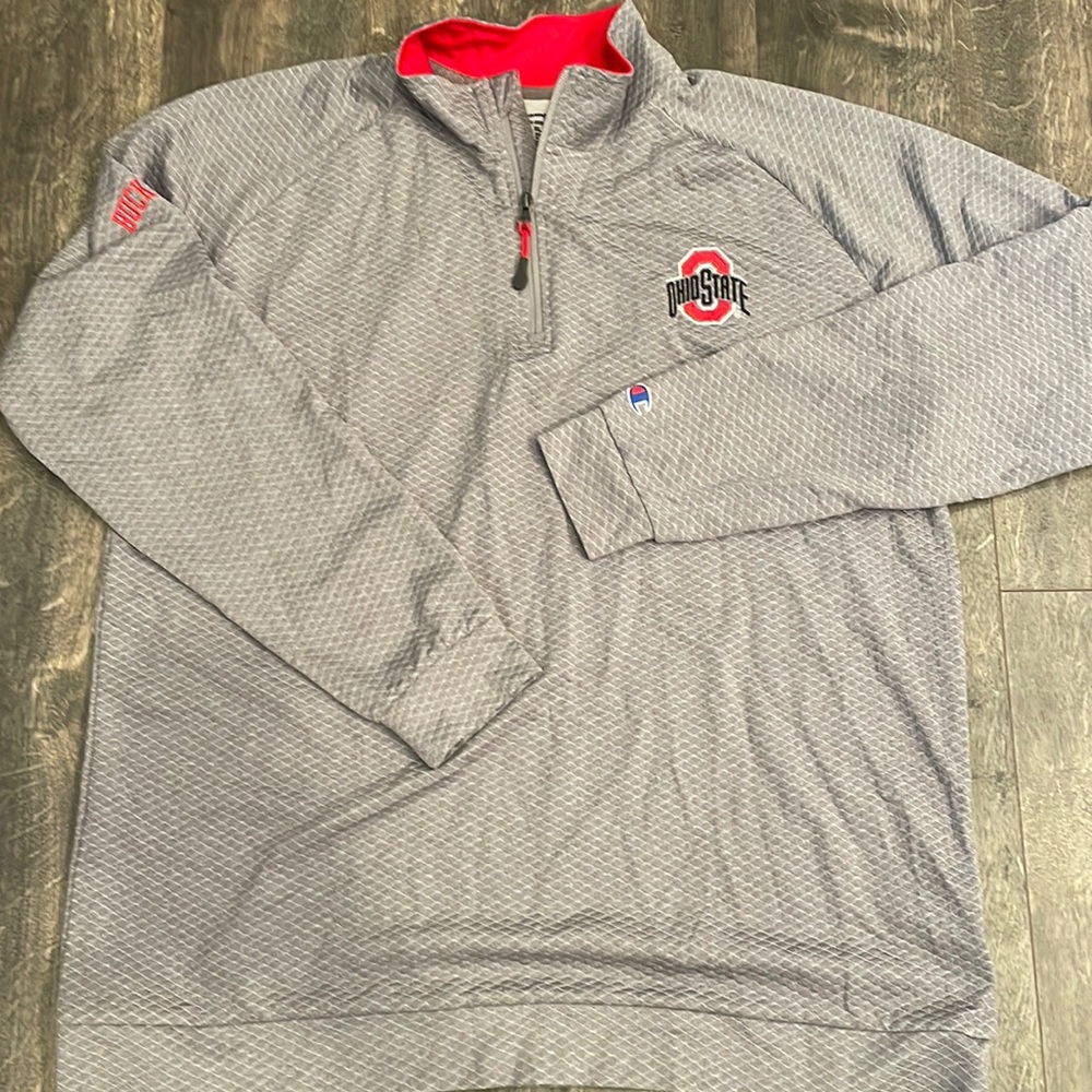 Men’s Champion Ohio State 3/4 Zip Pullover